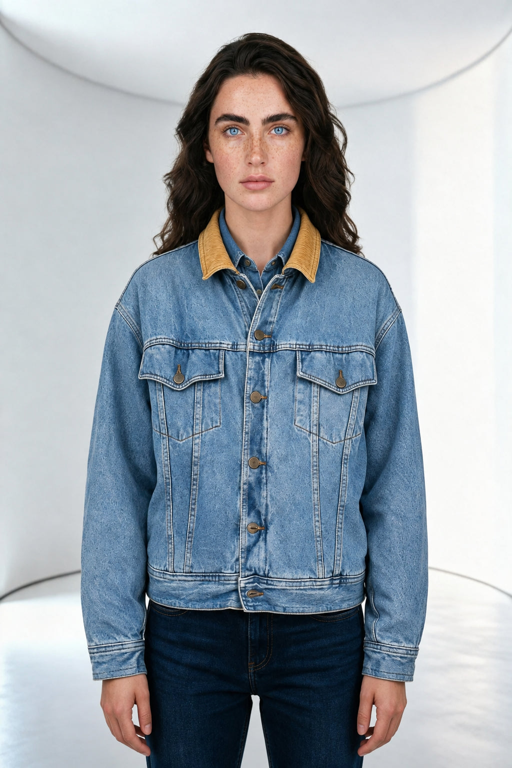 Giubbetto jeans DOUBLE FACE