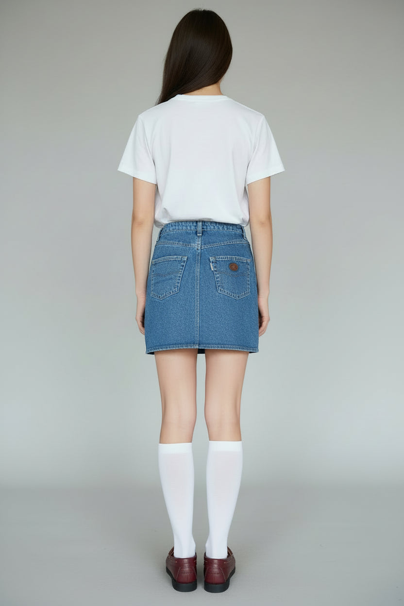 Gonna BLUE JEANS MINI Valentino